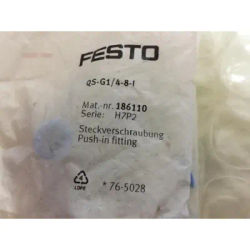 Festo QS-G1/4-8-I 186110 raccords 1 sac/10 pièces nouveauté