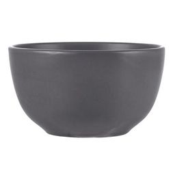 Libbey DRI-10-G 5 1/2" Round Driftstone Bowl w/ 26 oz Capacity - Porcelain, Granite, Gray
