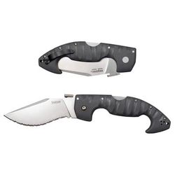 Cold Steel CS21SS Spartan 4.50 Folding Clip Point Serrated Satin Griv-Ex Blade