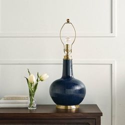 Carlota Large Table Lamp Base - Navy - Frontgate