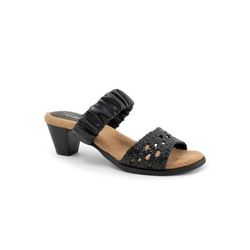 Women's Mae Sandal by Trotters in Black (Size 6 1/2 M)