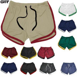 Running Shorts Men Gym Fitness Training GITF Quick Dry Beach Short Pants Male Summer Sports Workout