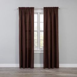 Wide Width BH Studio Microfiber Rod-Pocket Panel by BH Studio in Chocolate (Size 50" W 108"L)