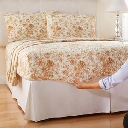 Bed Tite™ Microfiber Sheet Set by BrylaneHome in Taupe Toile (Size KING)