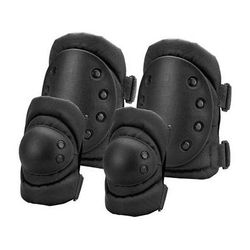 Barska CX-400 Loaded Gear Elbow and Knee Pad Set (Black) BI12250