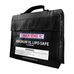 Common Sense RC Magnum XL LiPo Safe Charging/Storage Bag (9.5 x 7 x 2.25") LS-MAGNUMXL