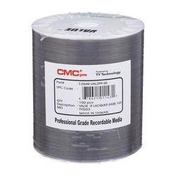 CMC Pro DVD-R 4.7GB 16x Value Shiny Silver Lacquer Discs (100-Pack) TDMR-VALZPP-SK