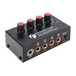 Pearstone HBOX-4000 4-Channel Stereo Headphone Amplifier HBOX-4000