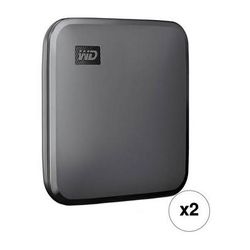 WD 2TB Elements SE Portable SSD (2-Pack) WDBAYN0020BBK-WESN