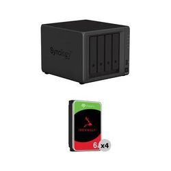 Synology 24TB DS923+ 4-Bay NAS Enclosure Kit with Seagate NAS Drives (4 x 6TB) DS923+