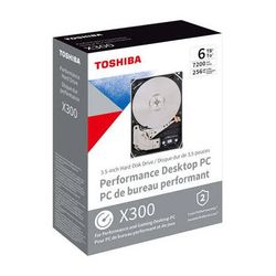 Toshiba 6TB X300 Performance 3.5" CMR Internal Hard Drive HDWR460XZSTA