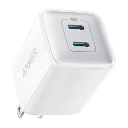 ANKER 521 Nano Pro 2-Port USB-C 40W Wall Charger (Arctic White) A2038J21-1