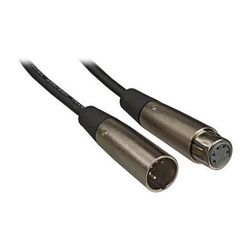 Hosa Technology DMX 5-Pin XLR Male to 5-Pin XLR Female Extension Cable - 20' DMX-520