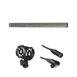 Audio-Technica AT897 Shotgun Microphone Kit with Shockmount and XLR Cable AT897