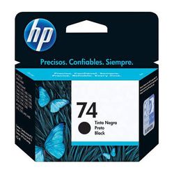 HP 74 Black Ink Cartridge CB335WN 140