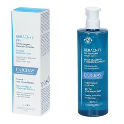 Ducray Keracnyl Pp+ Crema Anti-Imperfezioni + Gel Detergente 1 pz Set