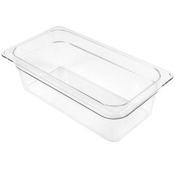 Cambro 34CW135 4"D Third Size Food Pan, Clear
