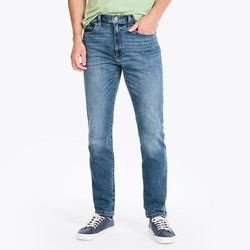 Nautica Men's Sustainably Crafted Vintage Straight Stretch Denim Nautica Blue, 42x32