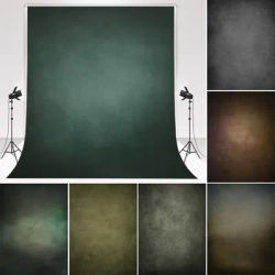 Solid Dark Color Retro Art Photography Backdrop for Adult Kids Portrait Wedding Newborn Professional