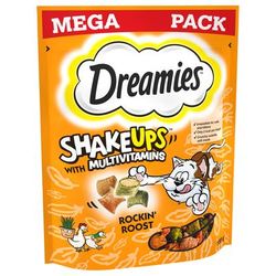 3x180g Rockin Roost Dreamies Shakeups Cat Treats
