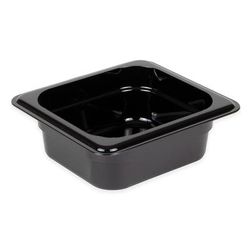 Cambro 62CW110 2 1/2"D Sixth Size Food Pan, Black