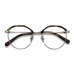 Female s round Tortoise Acetate, Metal Prescription eyeglasses - Eyebuydirect s Festival