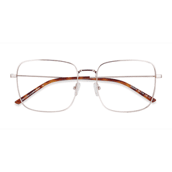 Male s square Gold Metal Prescription eyeglasses - Eyebuydirect s Dorato