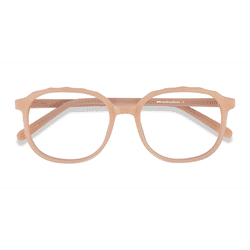 Female s square Clear Nude Acetate Prescription eyeglasses - Eyebuydirect s Maria