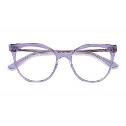 Female s horn Clear Purple Acetate,Metal Prescription eyeglasses - Eyebuydirect s Carolina