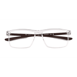Unisex s rectangle Crystal Acetate Prescription eyeglasses - Eyebuydirect s Zing