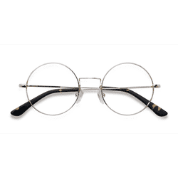Unisex s round Golden Metal Prescription eyeglasses - Eyebuydirect s Someday