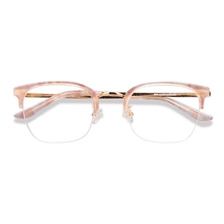 Female s browline Pink Acetate, Metal Prescription eyeglasses - Eyebuydirect s Curie
