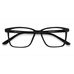 Unisex s rectangle Black Plastic Prescription eyeglasses - Eyebuydirect s Alaska