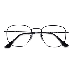 Unisex s square Black Metal Prescription eyeglasses - Eyebuydirect s Ray-Ban RB6448