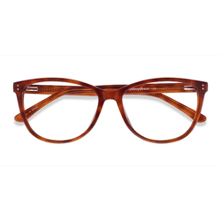 Female s horn Tortoise Acetate Prescription eyeglasses - Eyebuydirect s Solitaire