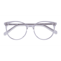 Female s round Clear Acetate Prescription eyeglasses - Eyebuydirect s Janice