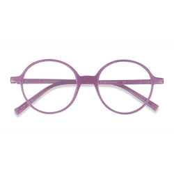 Unisex s round Purple Plastic Prescription eyeglasses - Eyebuydirect s Supermoon