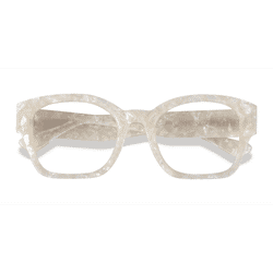 Female s square White Acetate Prescription eyeglasses - Eyebuydirect s Proxima