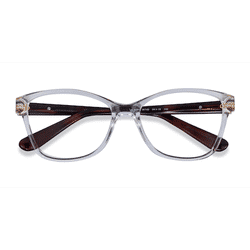 Female s horn Transparent Plastic Prescription eyeglasses - Eyebuydirect s Vogue Eyewear VO2998