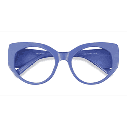 Female s horn Purple Acetate Prescription eyeglasses - Eyebuydirect s Salon