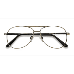 Unisex s aviator Bronze Metal Prescription eyeglasses - Eyebuydirect s Discover