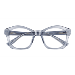 Unisex s horn Crsytal Blue Acetate,Eco Friendly Prescription eyeglasses - Eyebuydirect s Aronia
