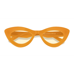 Female s horn Crystal Yellow Acetate Prescription sunglasses - Eyebuydirect s Francesca