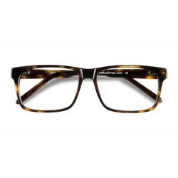 Unisex s rectangle Tortoise Acetate Prescription eyeglasses - Eyebuydirect s Sydney