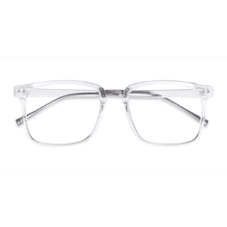 Male s square Clear Plastic, Metal Prescription eyeglasses - Eyebuydirect s Forte