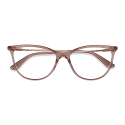 Female s horn Brown Plastic Prescription eyeglasses - Eyebuydirect s Vogue Eyewear VO5239