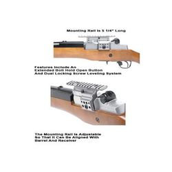 GG&G Ruger Mini-14 Scope Mount Silver GGG-1519BD