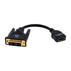 Kramer DVI-D Male to HDMI Female Adapter Cable (1 ft) ADC-DM/HF