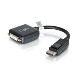 C2G DisplayPort Male to DVI-D Female Adapter Converter (Black, 8") 54321