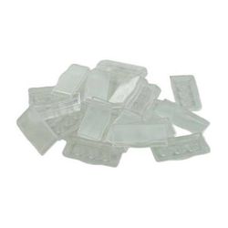 X-keys XK-A-528-R Wide Keycaps (Transparent, Pack of 10) XK-A-528-R